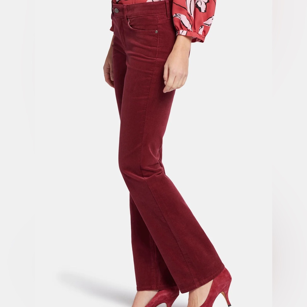 NYDJ Marilyn Straight Pants In Fine Wale Corduroy